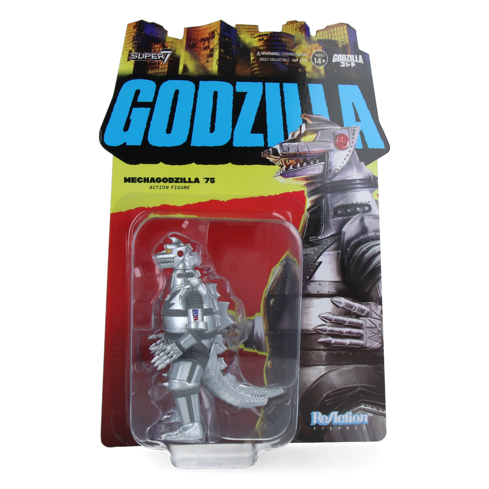 Mechagodzilla (1975) Toho ReAction Figure - Vintage Japanese Kaiju Collectible Toy for Anime & Movie Fans - Perfect for Display, Gifts, and Action Scenes