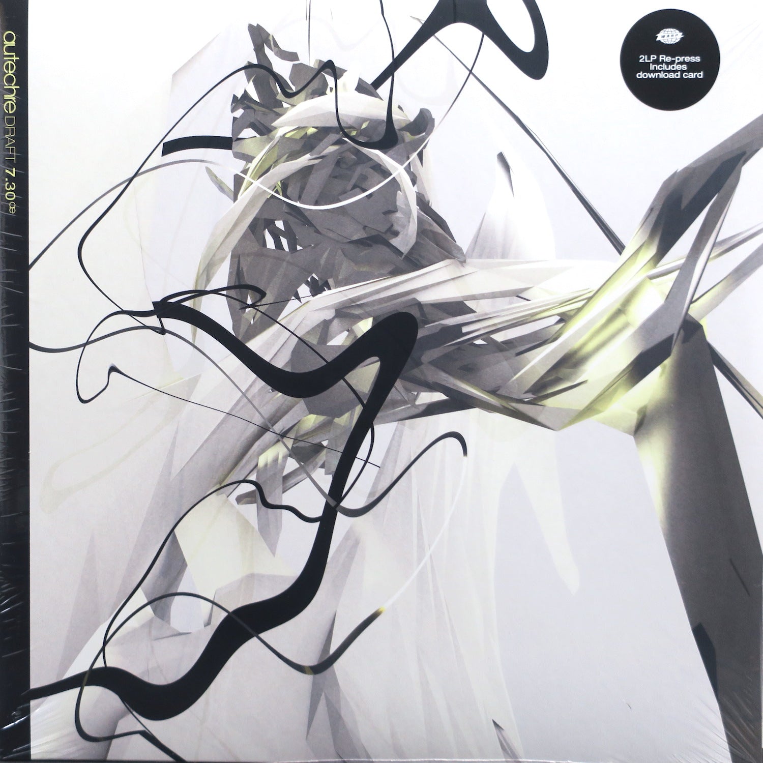AUTECHRE 'Draft 7.30' Vinyl LP Record - Limited Edition Electronic/IDM Music Album (2003) - Perfect for DJs, Collectors & Electronic Music Enthusiasts
