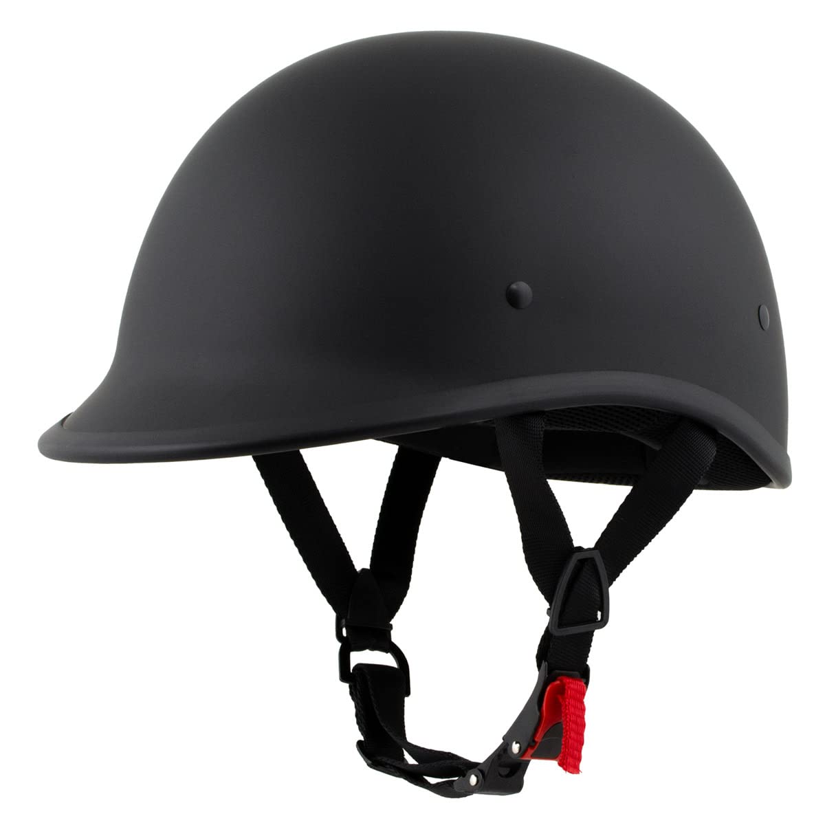 Milwaukee MPH9750DOT DOT Approved Motorcycle Helmet - Matte Black for Men & Women Riders