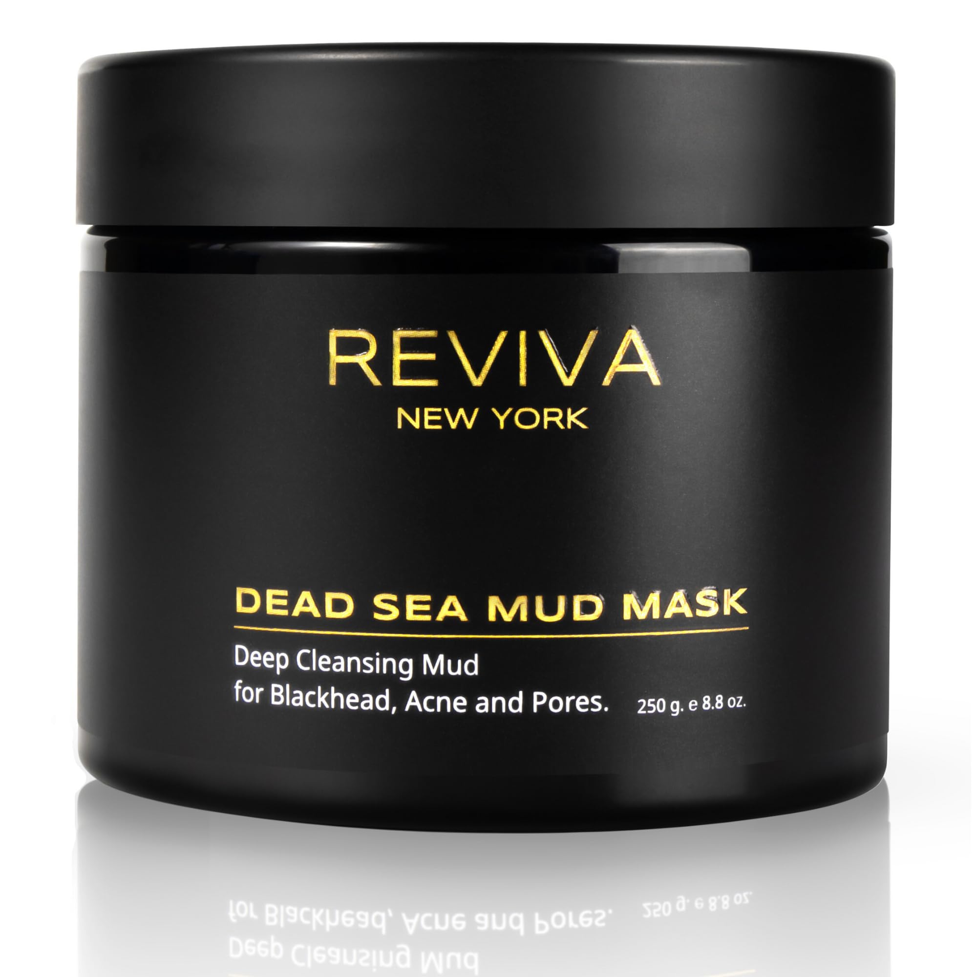 Organic Dead Sea Mud Mask for Face & Body - Deep Cleansing Clay Mask for Blackhead Removal, Acne Treatment & Pore Minimizing - Natural Skincare for Men & Women - Perfect for Spa Days & At-Home Facial Treatments