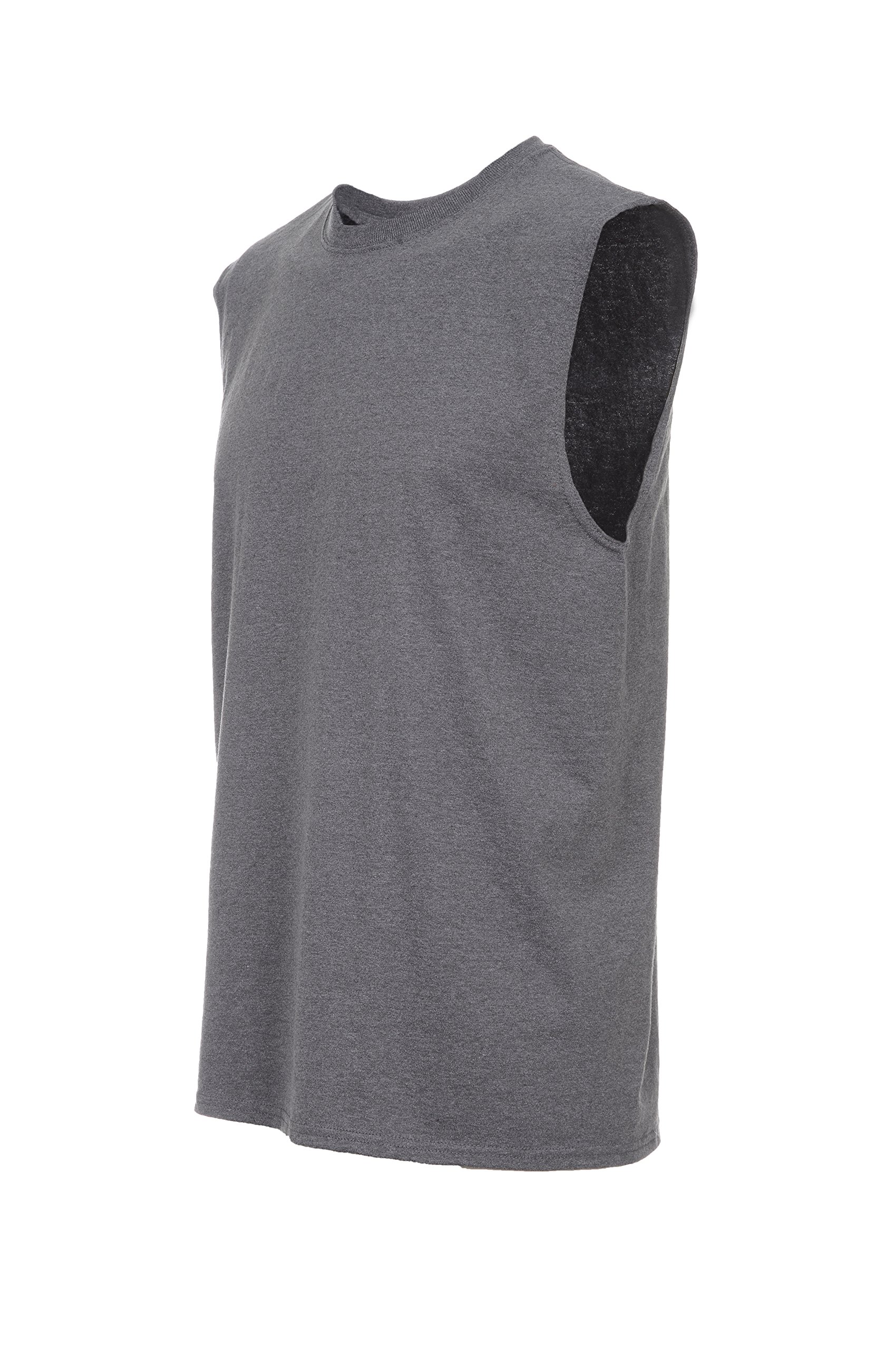 Fruit of the Loom Men's Breathable Sleeveless Undershirt - Moisture Wicking Athletic Tank Top for Gym, Workout & Summer Comfort