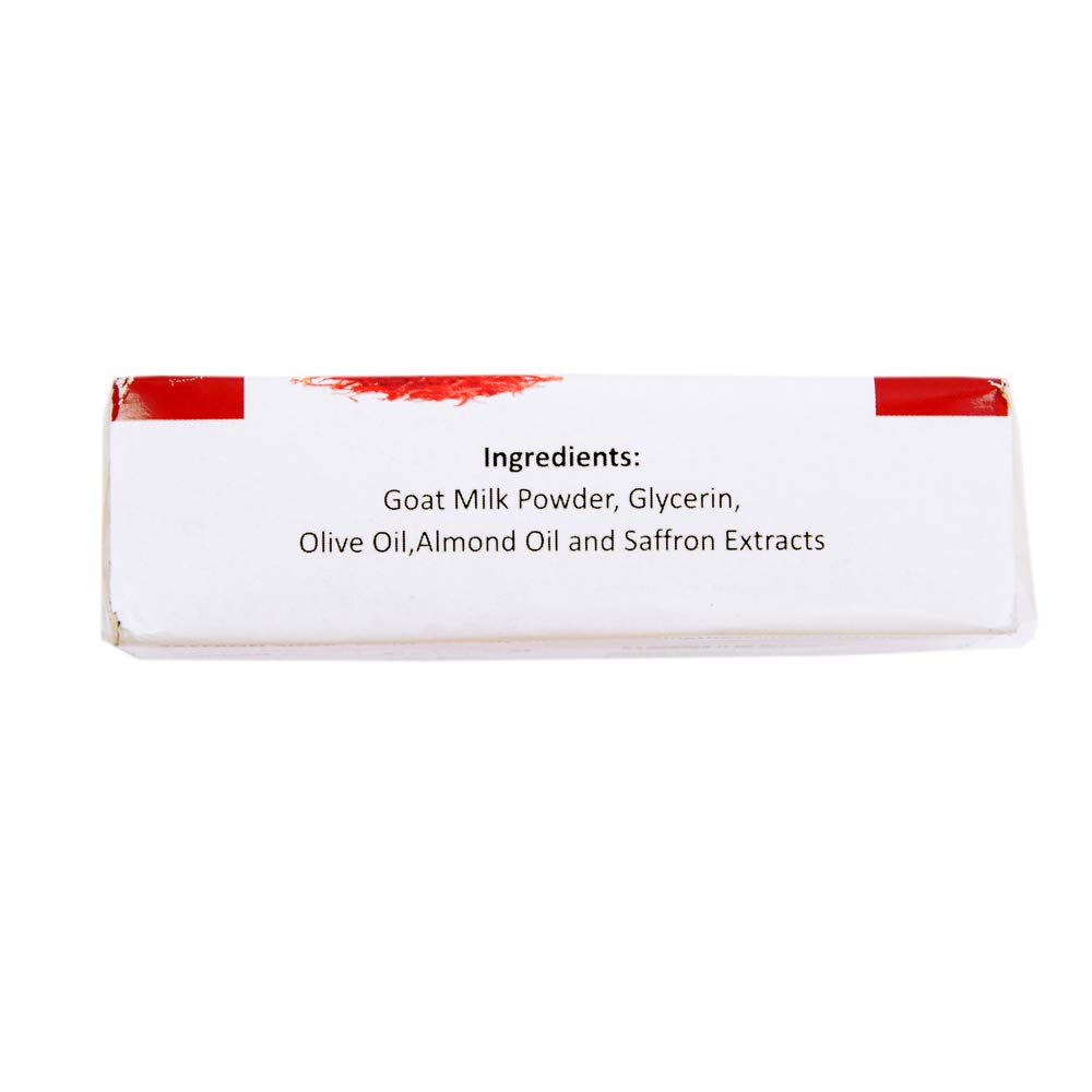 Premium Essence of Life Saffron & Goat Milk Soap - 100g | Natural Skin Brightening & Moisturizing Bar for Face & Body | Perfect for Daily Skincare Routine & Spa Treatments