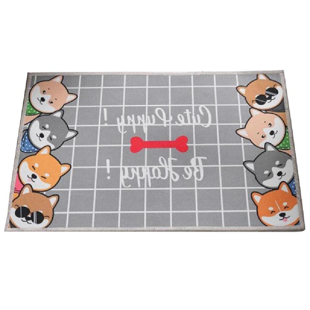 Non-Slip Cartoon Animal Doormat - Absorbent Entrance Rug for Home, Bathroom & Living Room Floor - Perfect for Wet Shoes, Pet Paws & High Traffic Areas