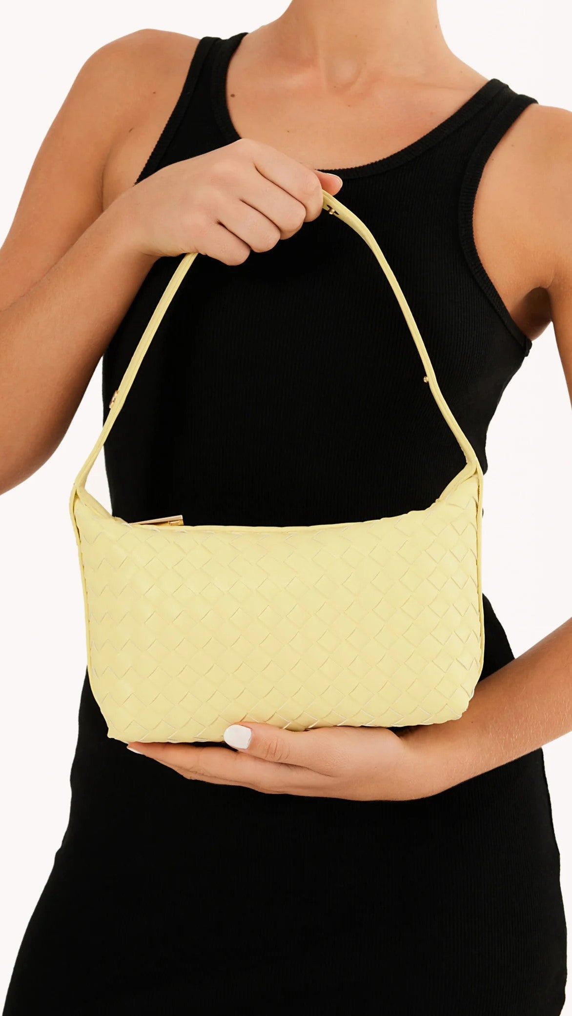 Isabelle Handle Bag Daffodil - Stylish Crossbody Purse for Women, Fashionable Shoulder Handbag - Perfect for Work, Shopping, and Everyday Use