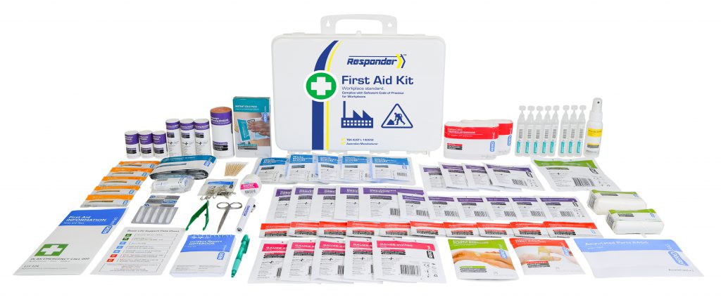 Responder 4 Series Weatherproof First Aid Kit - Emergency Medical Supplies for Outdoor, Camping, Hiking & Car Safety