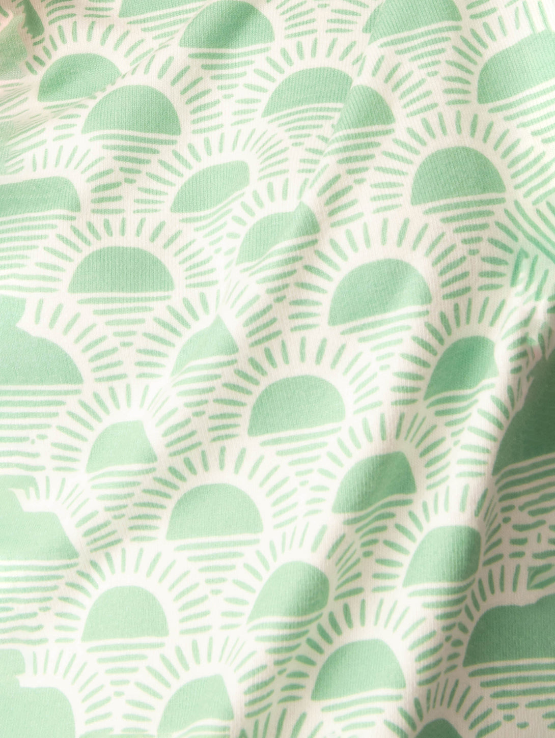 Peachy Party Courtside PJ Set - Spring Green Loungewear for Women | Cozy Sleepwear & Casual Outfit for Home, Travel, and Relaxation