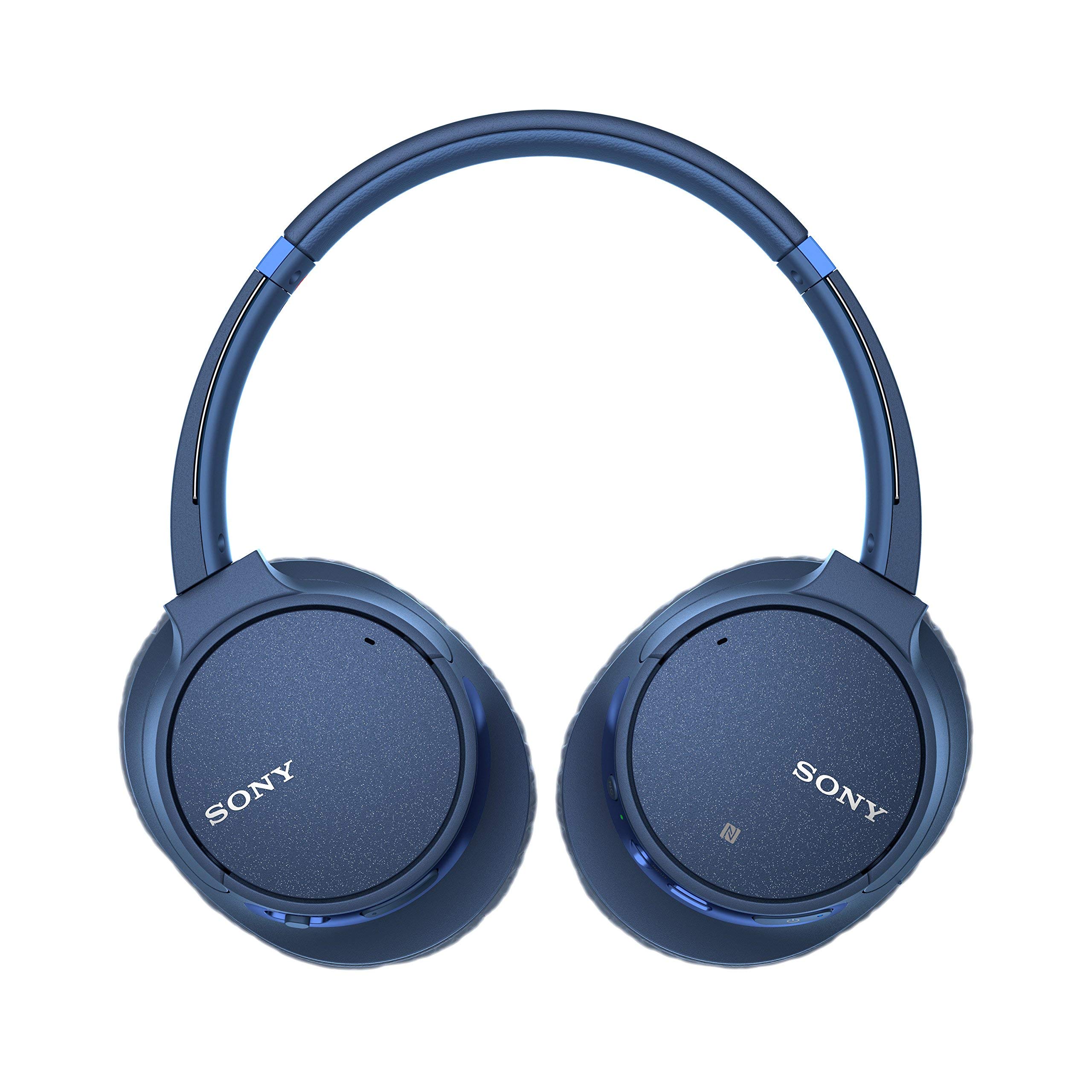 Sony WH-CH700N Wireless Bluetooth Noise Cancelling Over-Ear Headphones with Built-in Mic, Alexa Voice Control & 35H Battery - Blue (Renewed) - Perfect for Travel, Work & Music Lovers