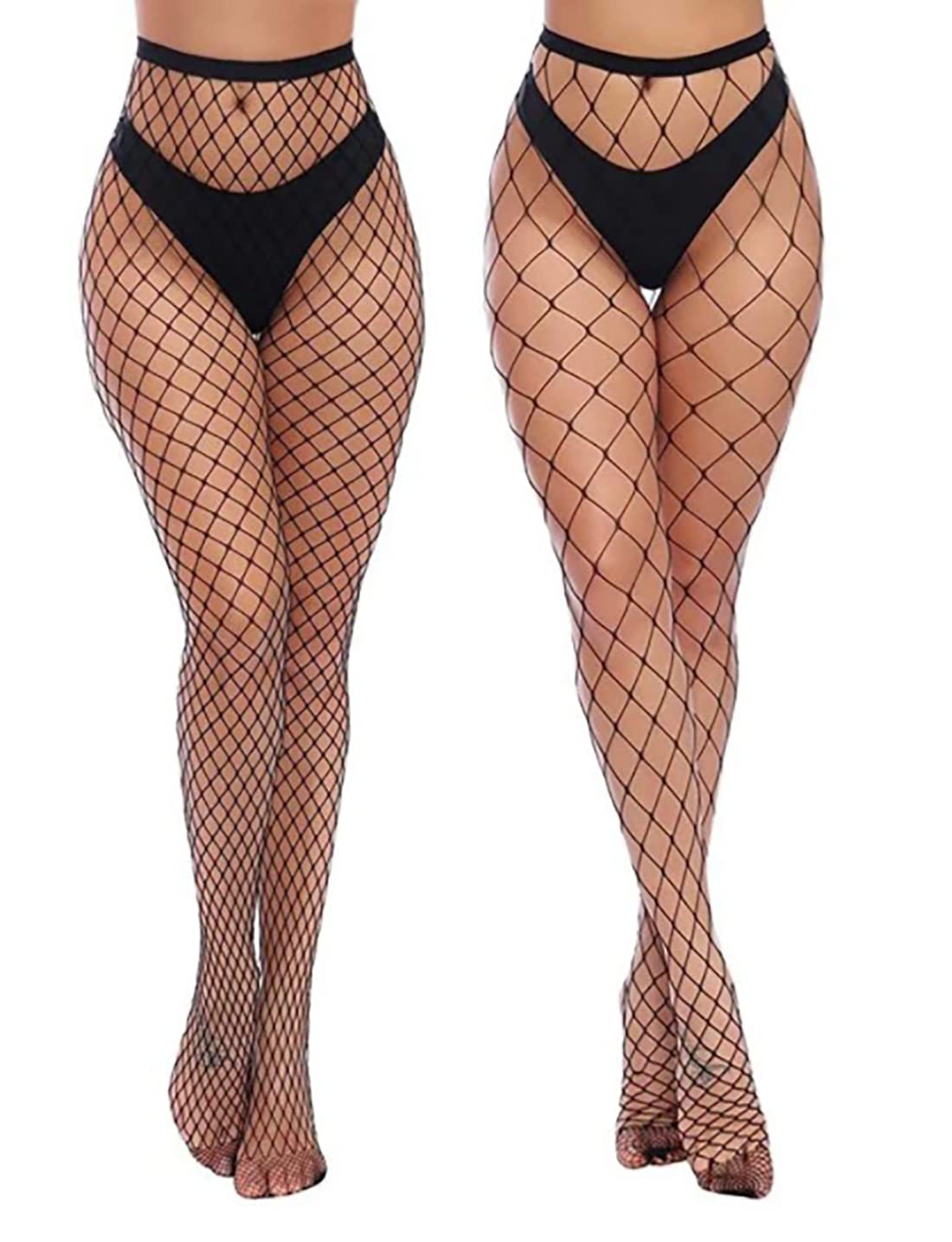 Women's Fishnet Tights - High Waist Thigh High Stockings for Sexy Outfits & Cosplay | Perfect for Halloween, Parties & Night Out