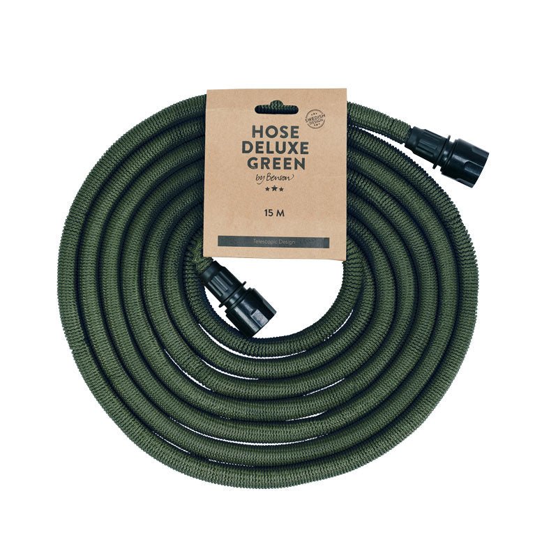 Premium Heavy-Duty Garden Hose - 50ft Expandable Water Hose with 8 Function Spray Nozzle - Perfect for Lawn Care, Car Washing, and Outdoor Cleaning