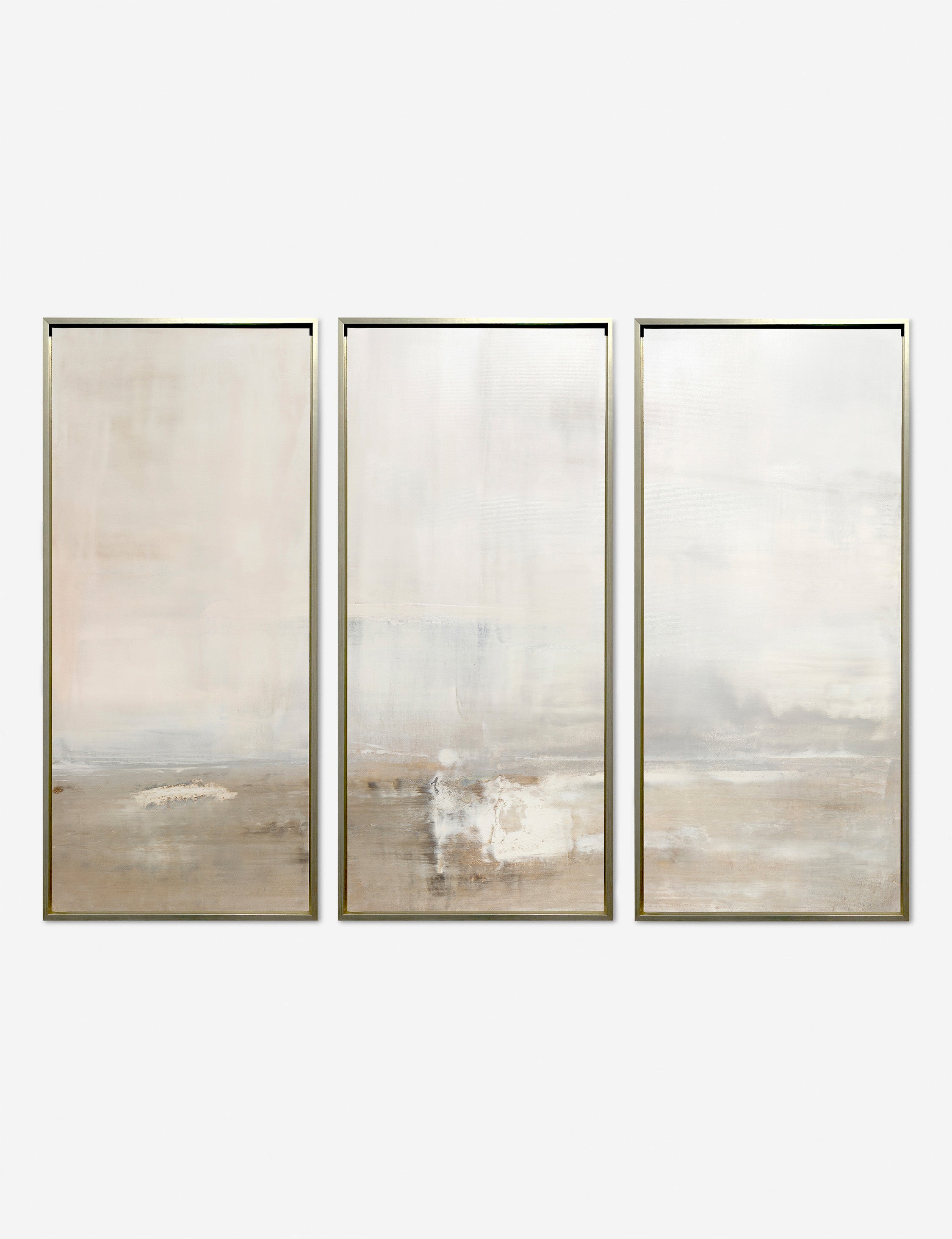 Dune Triptych Wall Art Set of 3 - Coastal Landscape Paintings by Carol Benson Cobb - Perfect for Beach House, Living Room & Office Decor