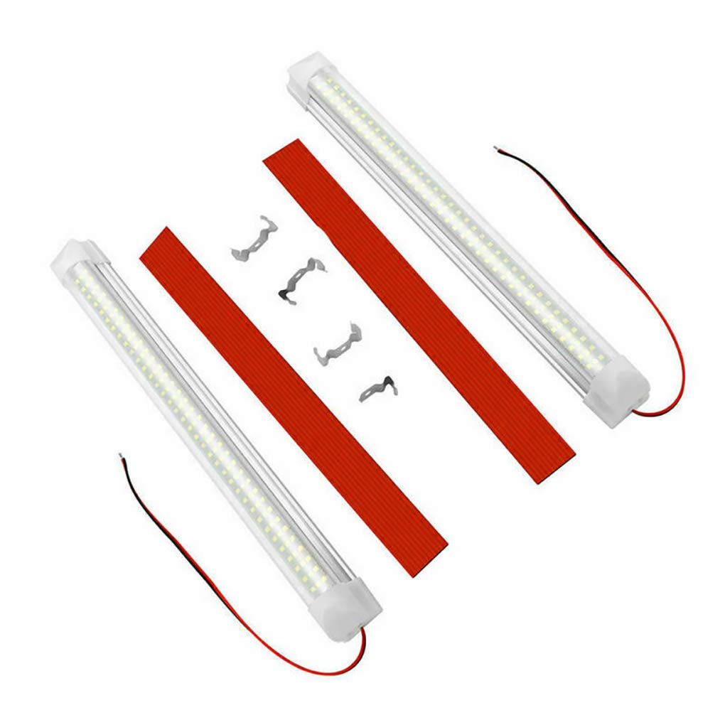 108 LED Interior Light Bar - 12V Universal LED Strip Lights, 6500K White for Cars, Trucks, RVs, Vans & Motorhomes | Perfect for Cabinets, Showcases & Night Driving