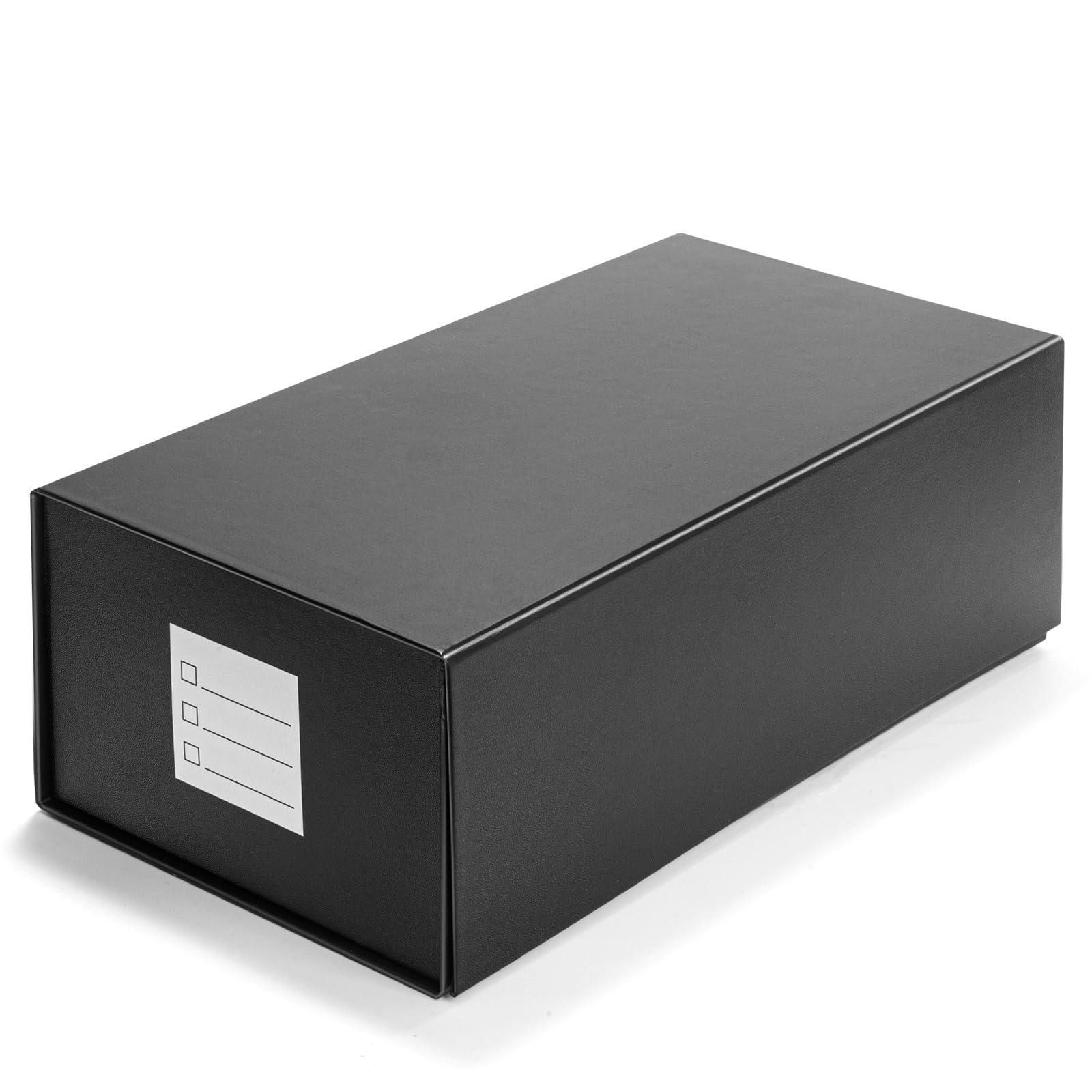 4x6 Index Card Holder Storage Box - Organizer for Recipe Cards, Flashcards & Notes - Durable Plastic Card Box - 1 Pack - Perfect for Kitchen, Office & Classroom Organization