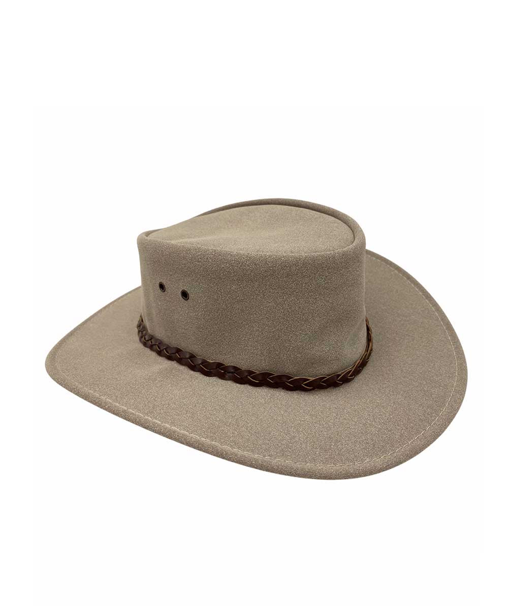 Jacaru Ranger Hat - Genuine Leather Outback Hat for Men & Women - Perfect for Hiking, Camping, and Outdoor Adventures