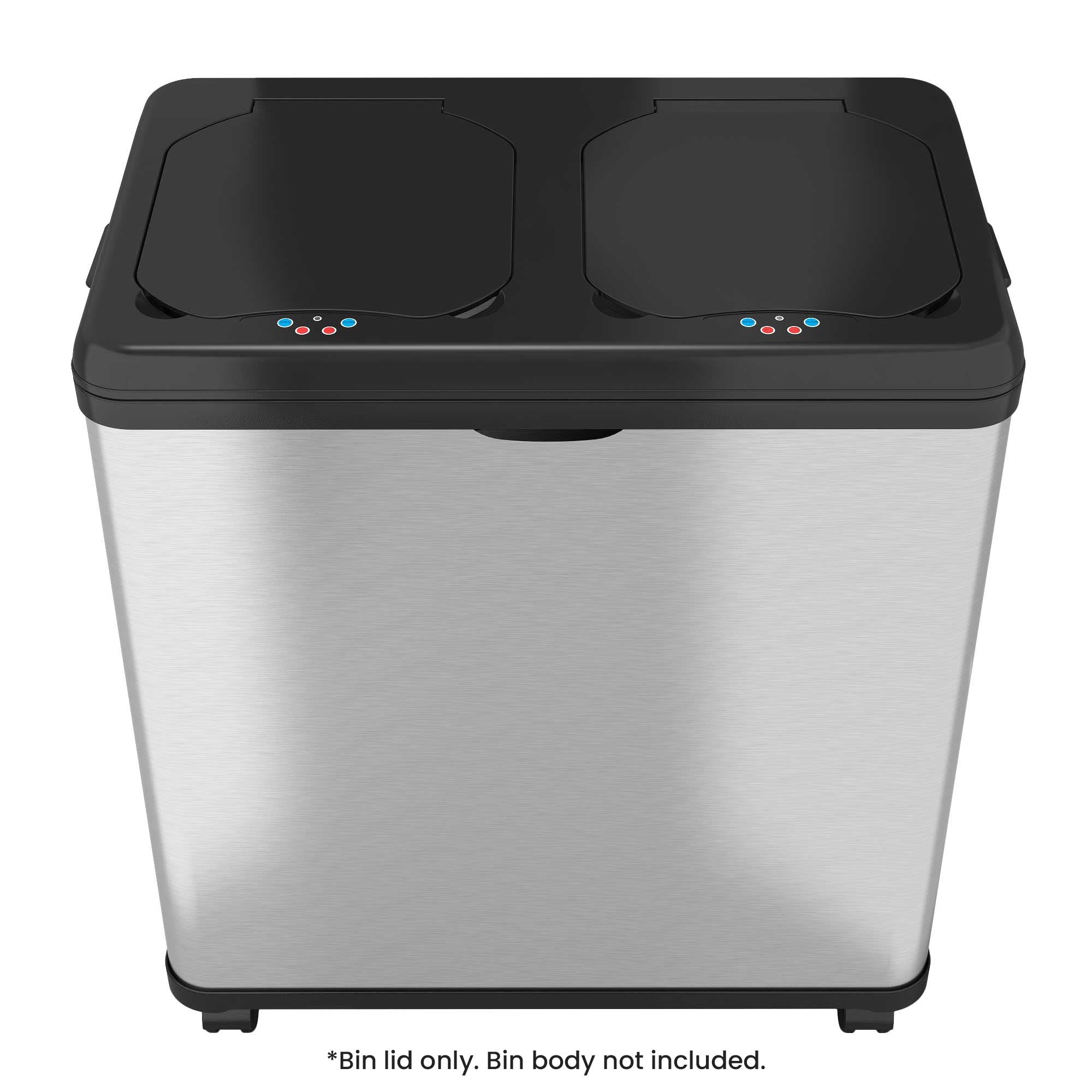 IT16RB Trash Can Sensor Lid Cover - Durable Replacement Part for Automatic Touchless Waste Bin - Perfect for Kitchen, Bathroom, Office & Smart Home Use