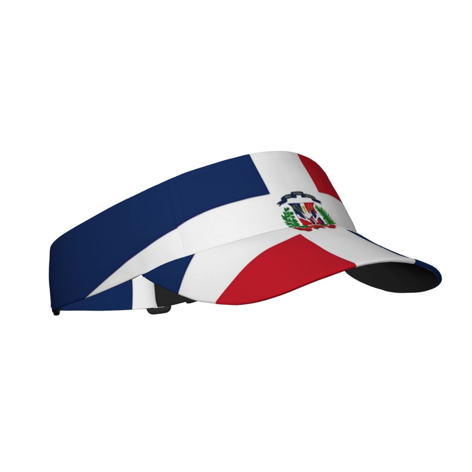 Stylish American Flag Sun Visor Hat for Men & Women - UV Protection Sports Cap with Adjustable Strap - Perfect for Beach, Golf, Running and Outdoor Activities