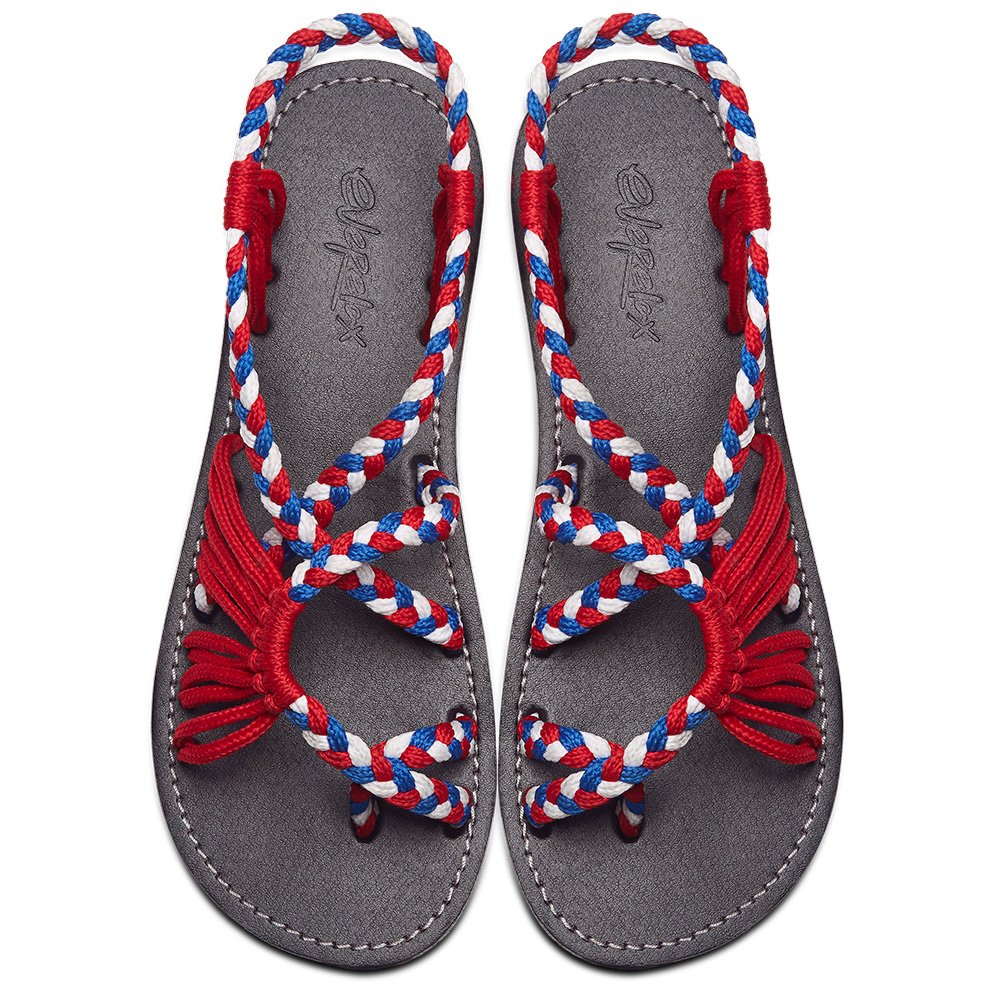 Everelax Women's Strappy Flat Sandals - Comfortable Beach Sandals for Women | Perfect for Summer, Vacation, and Casual Outings