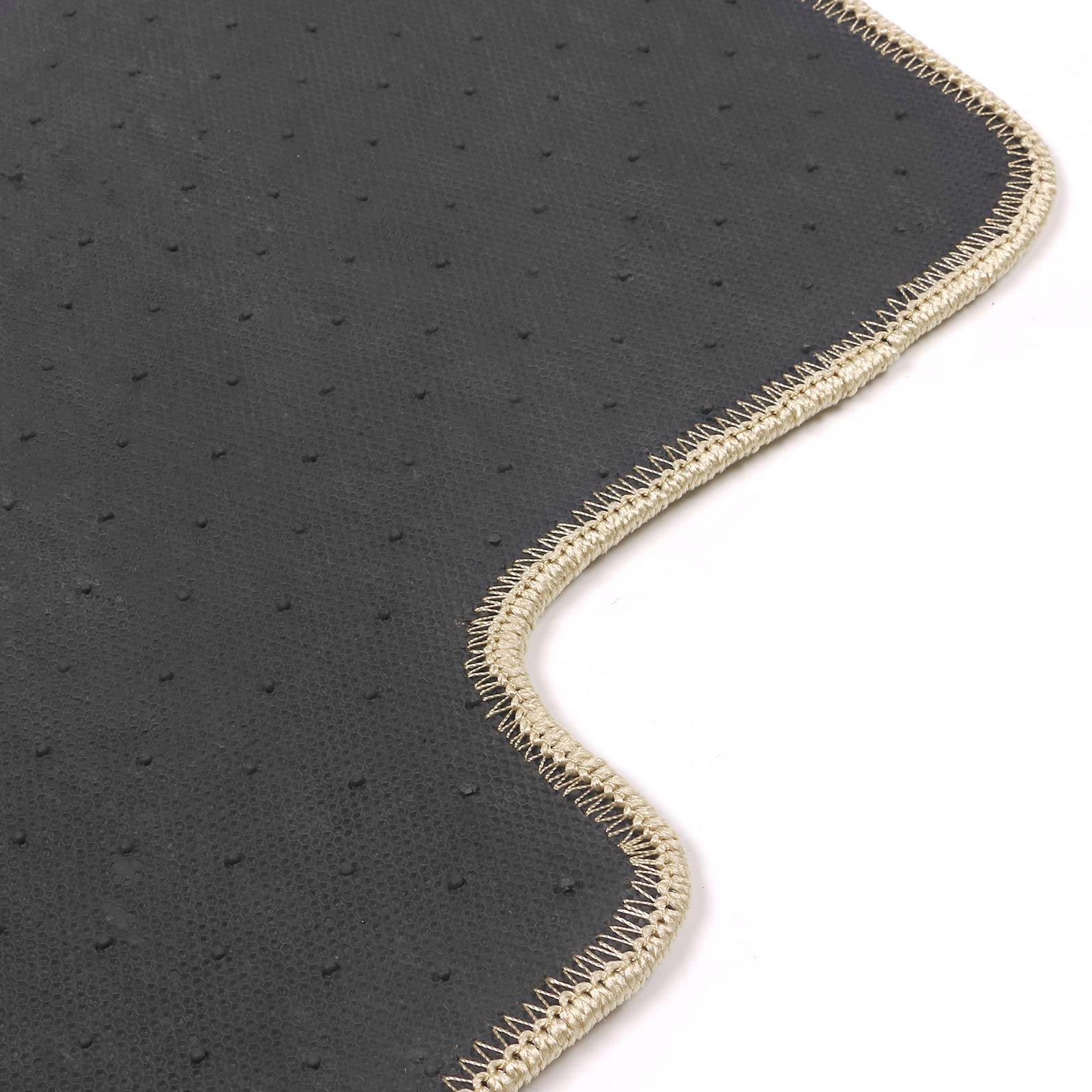 IKON MOTORSPORTS Car Floor Mats for BMW 3 Series E46 (1998-2006) - 4-Piece Set Beige Nylon Front & Rear Custom Fit Floor Liners | Perfect Replacement for Factory Carpets | All-Weather Protection & Easy Cleaning for Daily Commute & Road Trips
