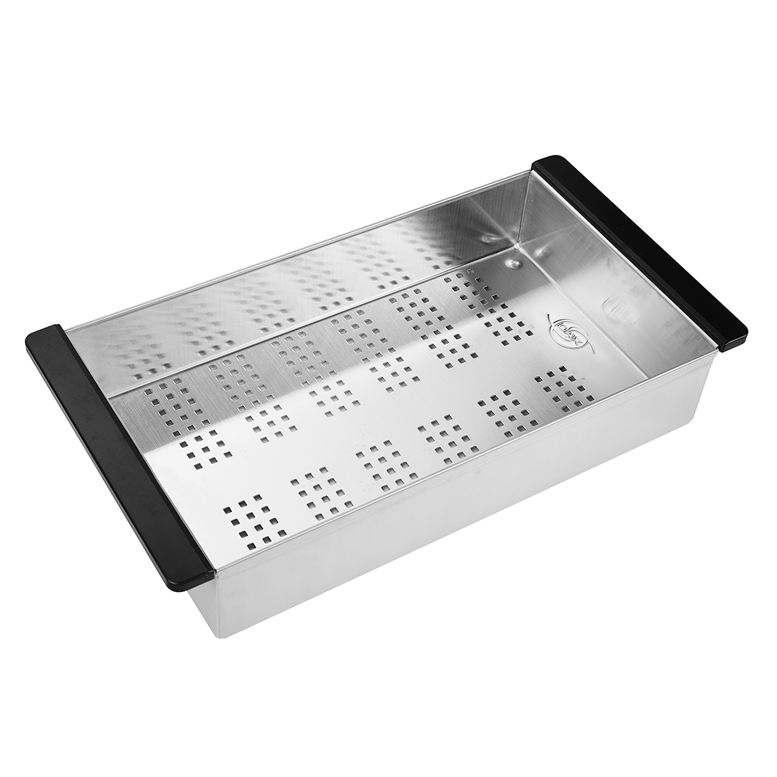 DAX Colander (COL WSR10) - Stainless Steel Kitchen Strainer for Pasta, Vegetables & Fruits - Perfect for Cooking, Draining & Washing Food