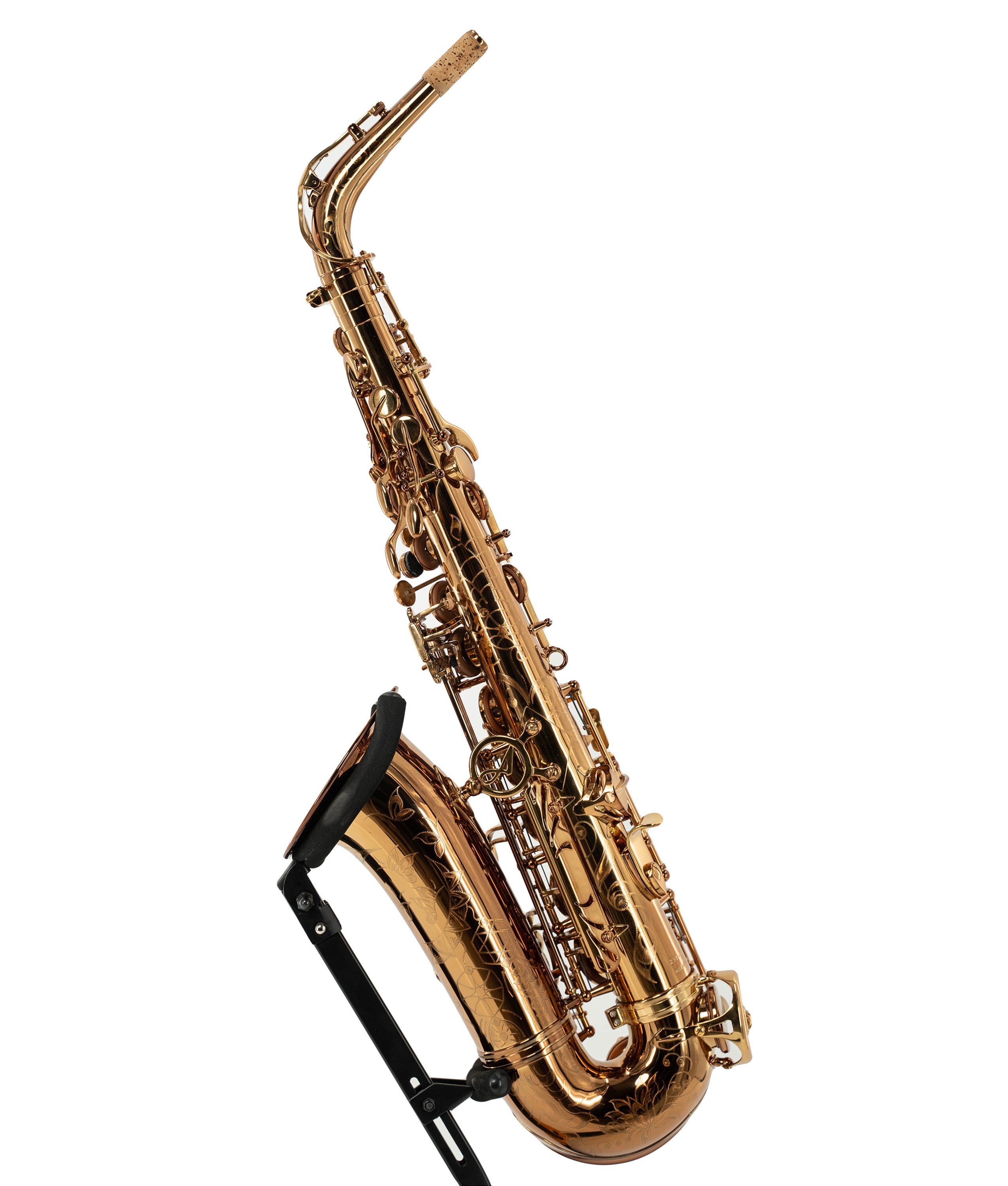 Antigua Winds Prototype ProOne AS6200AME Professional Alto Saxophone in Amber Finish - Perfect for Jazz, Concert Band & Solo Performances