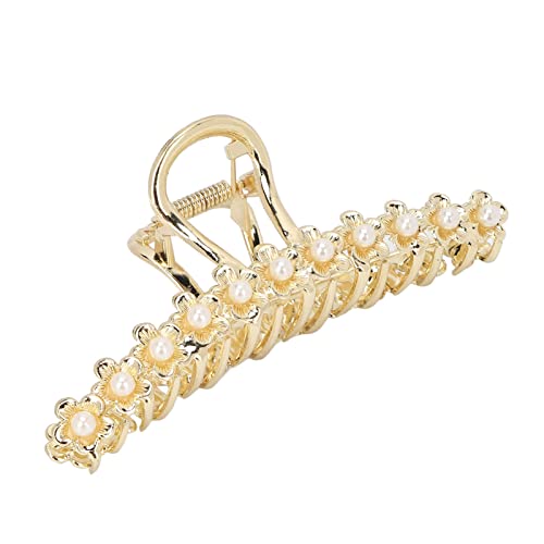 Strong Hold Hair Claw Clips - Fashionable Large Spring Hair Clips for Women, Perfect for Dating & Hair Styling (Floral Design) | Great for Everyday Use, Parties & Special Occasions
