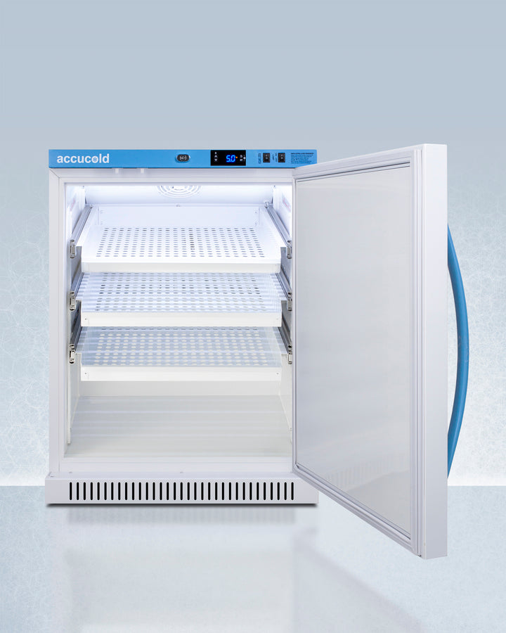 Accucold 6 Cubic Foot ADA Compliant Medical Vaccine Refrigerator with Removable Shelves - Perfect for Pharmacies, Clinics & Vaccine Storage (Model ARS6PVDR)
