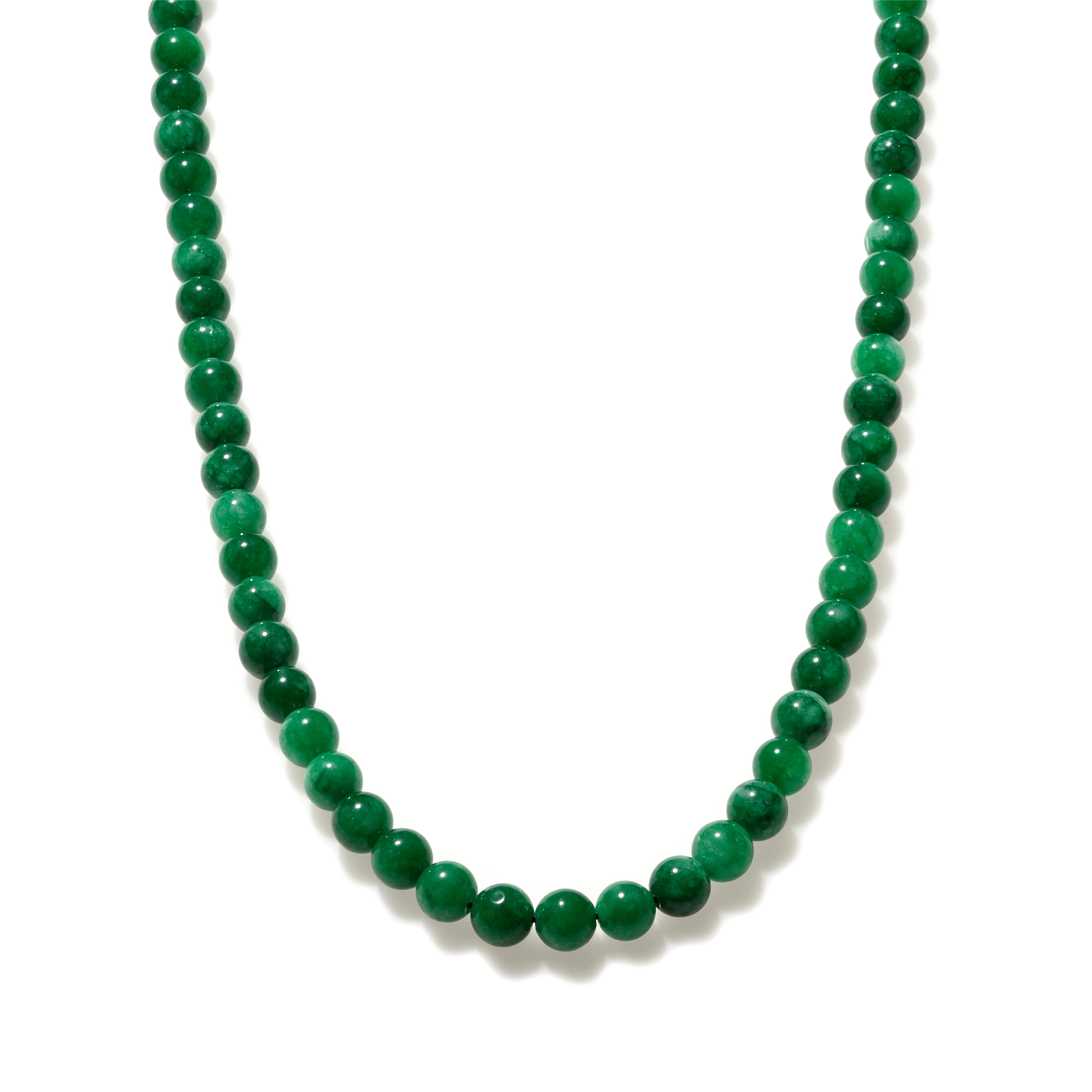 Elegant Green Jade Beaded Necklace for Women - Handmade Natural Stone Jewelry - Perfect for Weddings, Parties & Everyday Wear