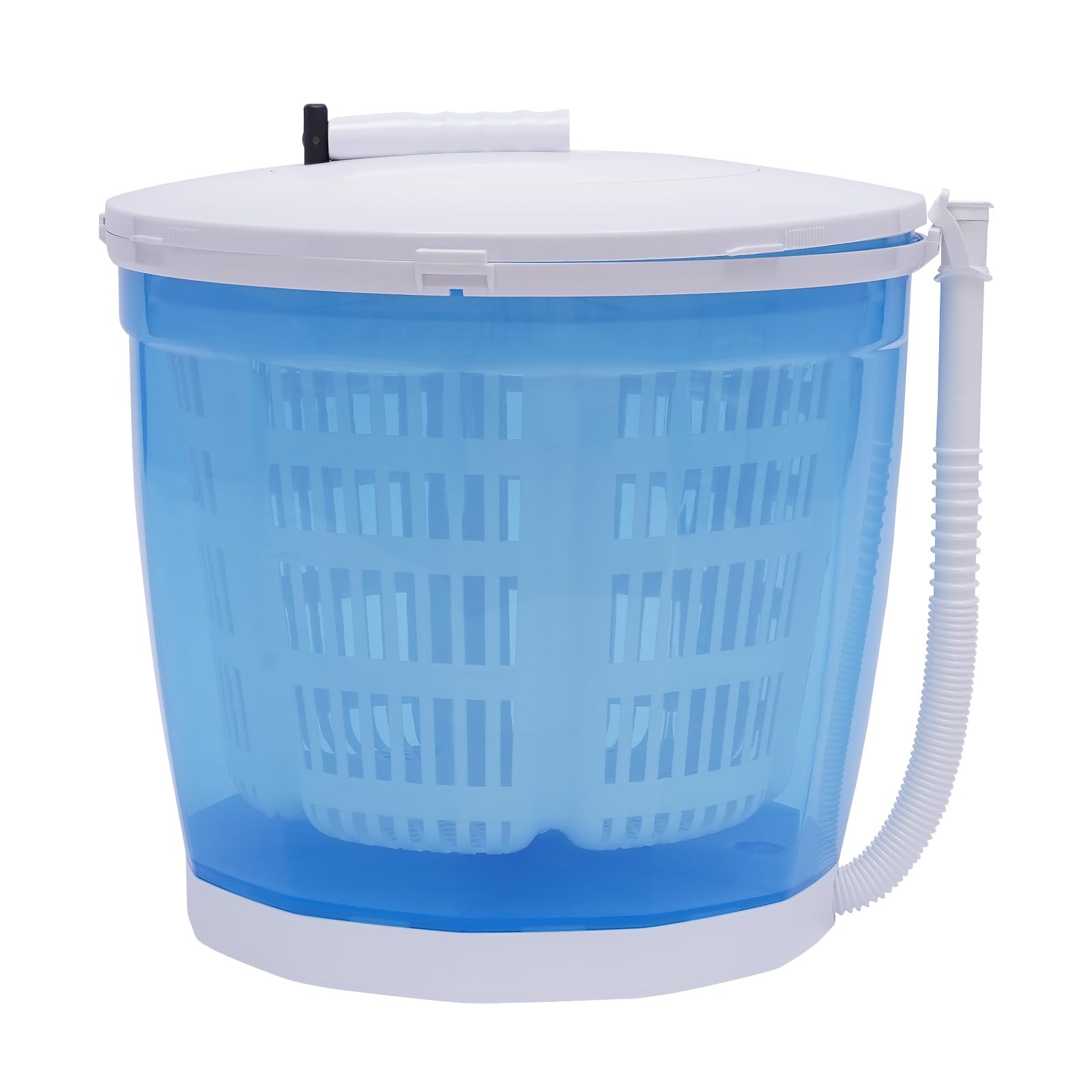 Portable Manual Clothes Spin Dryer - Non-Electric Laundry Spinner for Camping & Travel - Compact Hand-Powered Clothes Dehydrator - Mini Spin Dryer for Small Loads up to 4.4 lbs - Perfect for Apartments, RVs & Off-Grid Living