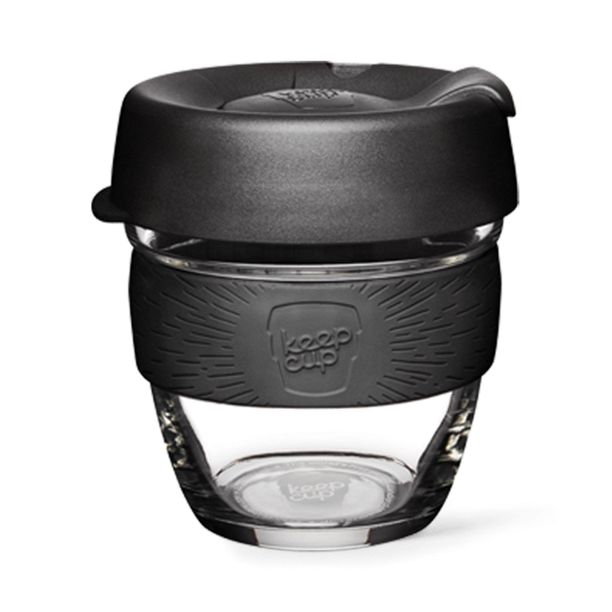 KeepCup Brew Glass Small 8 Oz - Reusable Coffee Cup for Home, Office & Travel - Eco-Friendly Glass Mug for Hot & Cold Beverages - Perfect for Baristas, Commuters & Coffee Lovers