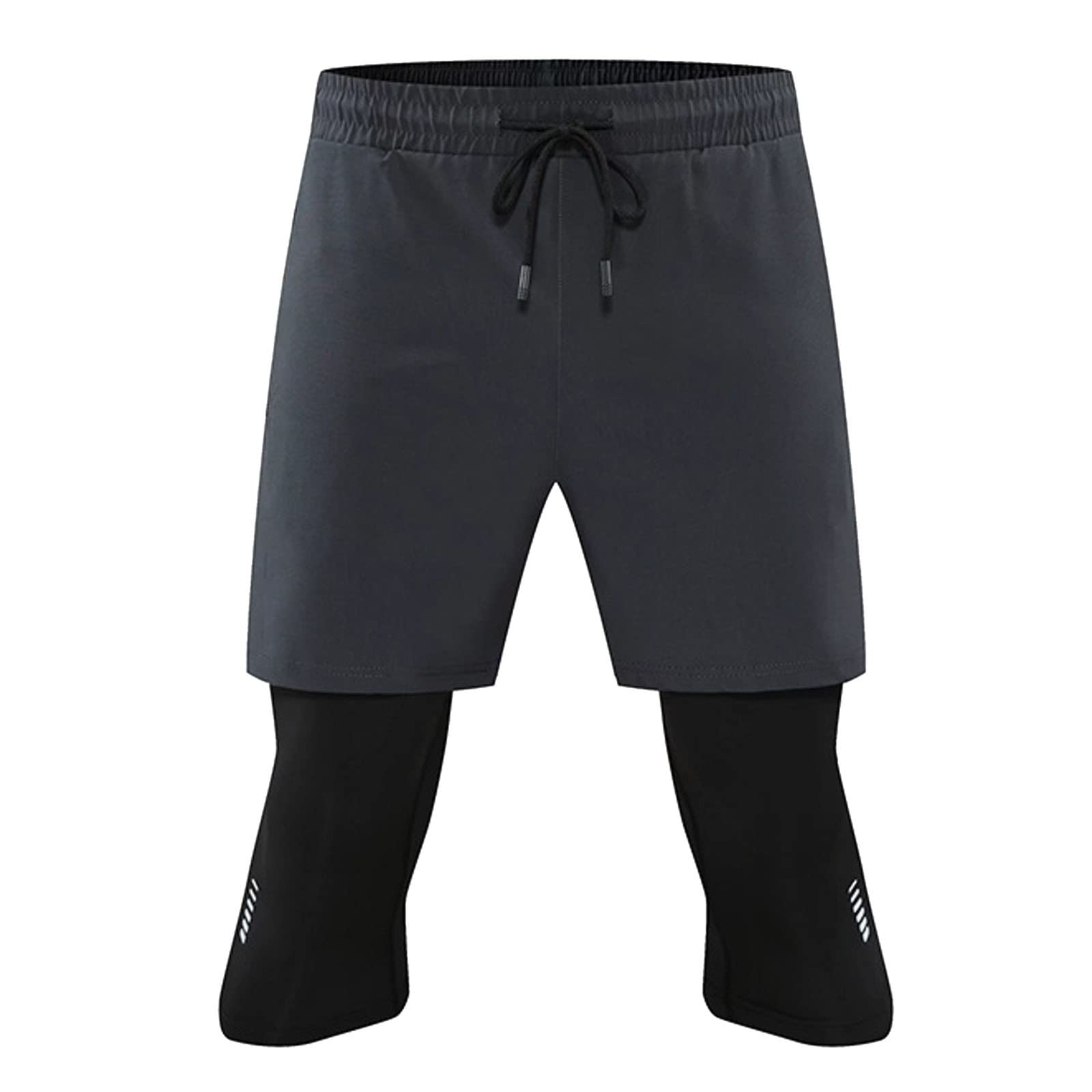 **Men's Relaxed Fit Cargo Shorts - Classic Comfort, Drawstring Waist, Stain-Resistant - Perfect for Workout, Weightlifting, Running & Halloween Activities**