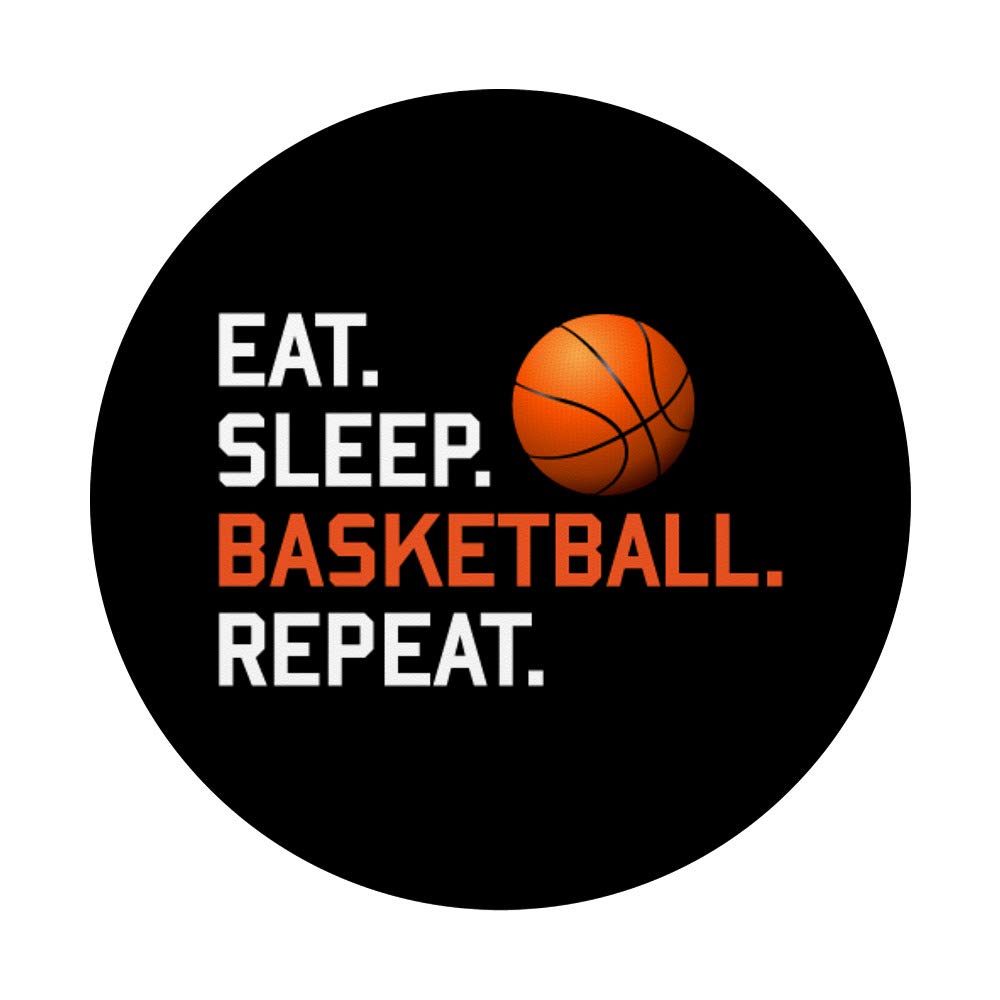 Funny Basketball Gifts for Men & Women - Eat Sleep Basketball Repeat T-Shirt - Perfect for Basketball Lovers, Players & Fans - Great for Games, Practice & Casual Wear