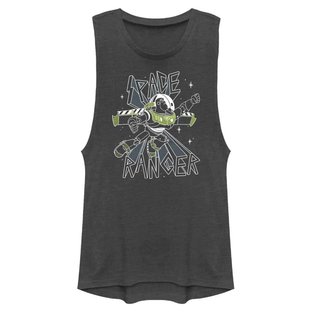 Disney Toy Story The Ranger B Women's Muscle Tank Top - Vintage Graphic Tee for Women, Casual Workout Shirt, Perfect for Gym, Running & Summer Outfits