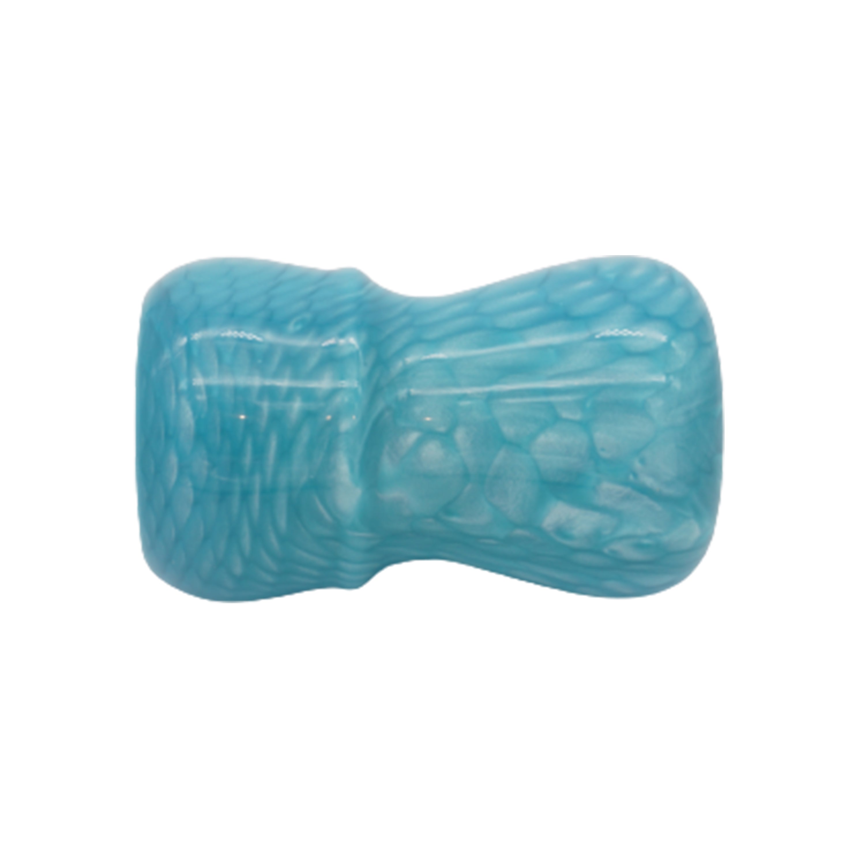 Premium Blue Snakeskin Handcrafted Shaving Brush Handle - Fits 24mm & 26mm Knots - Perfect for Wet Shaving, Grooming Kits & Luxury Bathroom Accessories