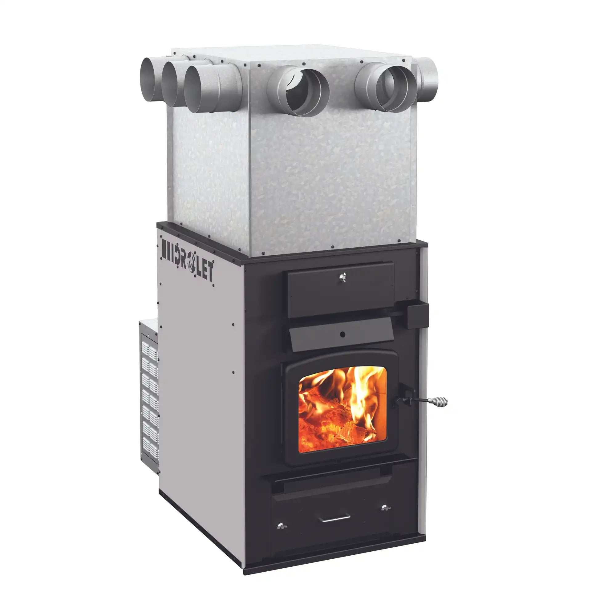 Drolet DF02001 Tundra II CSA Certified 2,500 Sq. Ft. Wood Burning Furnace - Efficient Home Heating for Large Spaces | Perfect for Cabins, Workshops & Rural Homes in Canada