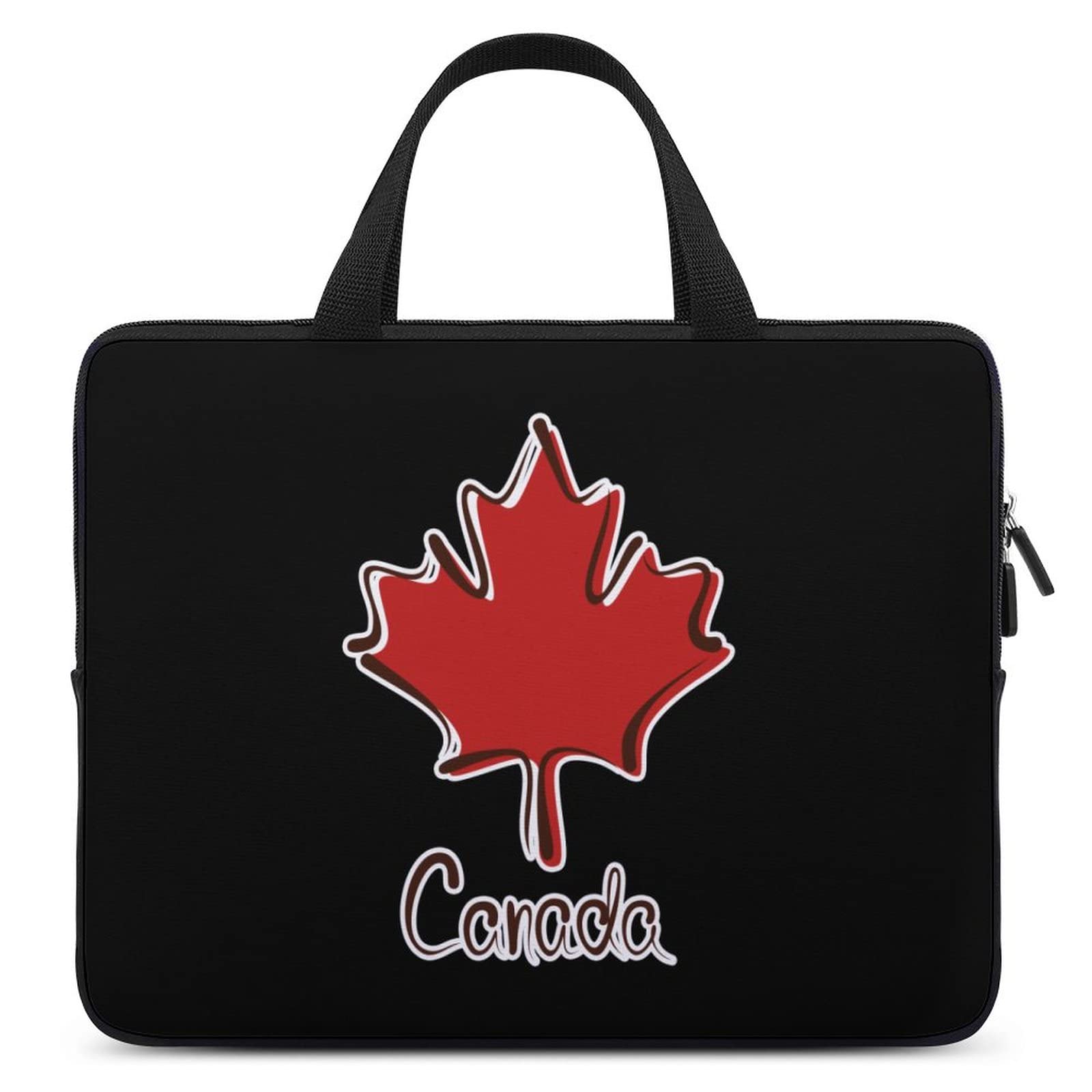 Canada Maple Leaf Waterproof Laptop Bag | Slim Business Casual Briefcase for Work, Travel & School