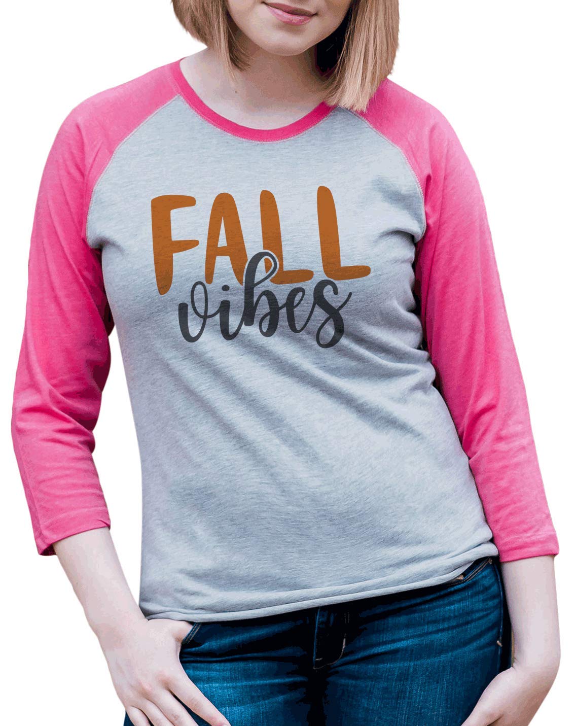 7 ate 9 Apparel Women's Fall Vibes Shirt | Cozy Autumn Flannel Top for Layering | Perfect for Pumpkin Picking, Thanksgiving & Seasonal Outfits