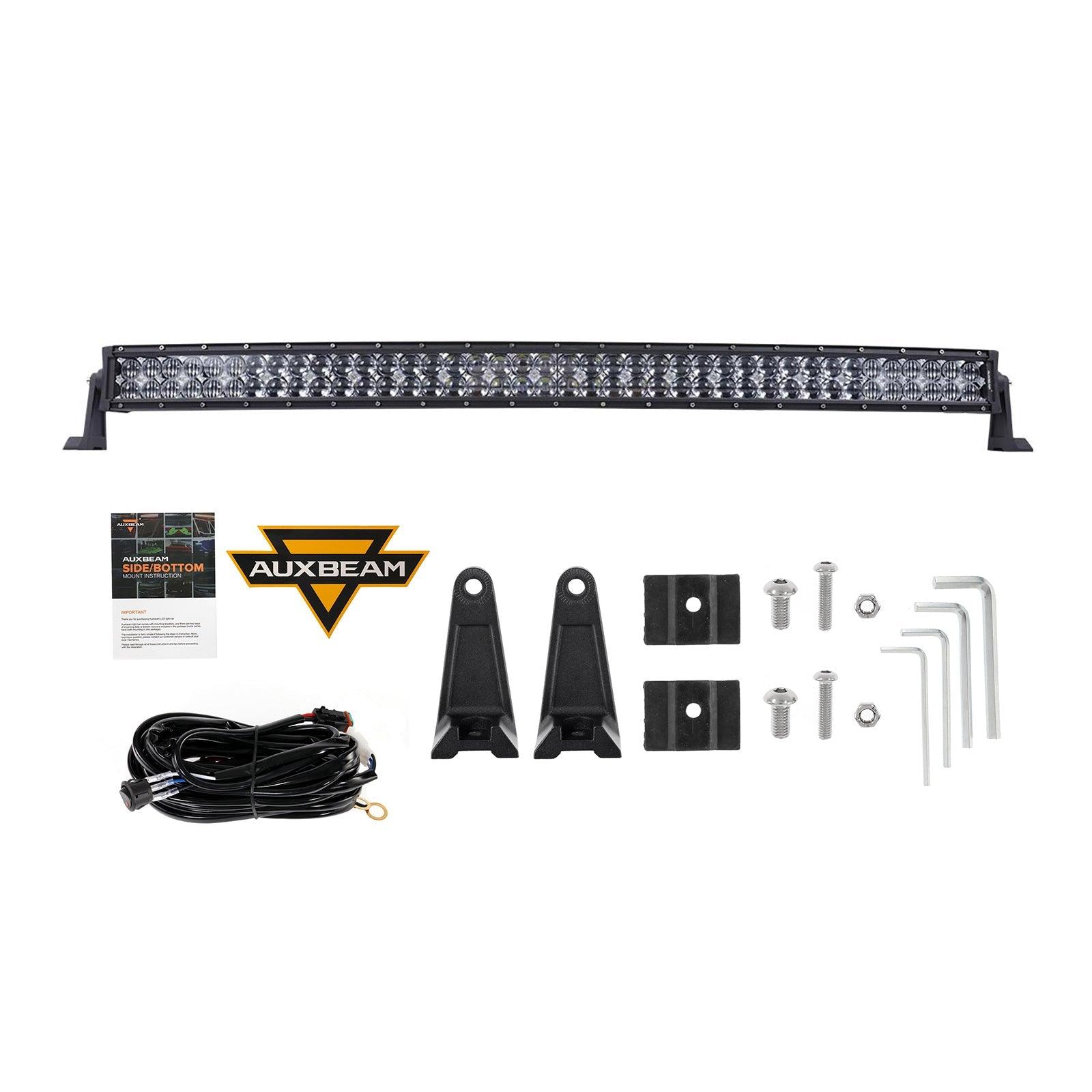 42 Inch 5D Series LED Light Bar with Roof Windshield Mounting Bracket - Compatible with 2014-2019 Can Am Commander 1000 & 800 Models - Off-Road, Truck, ATV, UTV Lighting Upgrade for Night Driving & Adventure