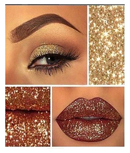Elecsera Dusty Glitter Eyeshadow Palette for Women & Teens - 14 Color Set with 2 False Eyelashes | Perfect for Party, Date Night & Special Occasion Makeup