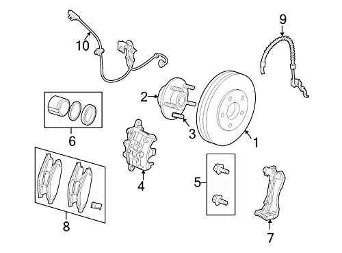 Mopar 68184745AA Wheel Hub & Bearing Assembly - Replacement for Jeep, Dodge, Chrysler Vehicles - Off-Road & Daily Driving Use