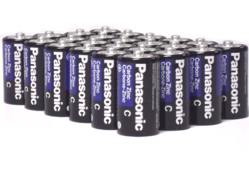 24 Pack Panasonic Super Heavy Duty C Batteries - Long-Lasting Power for Flashlights, Toys, Radios & Emergency Kits (Wholesale Bulk)