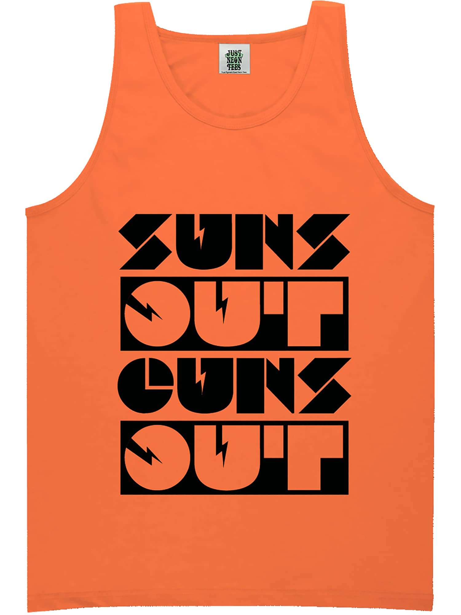 Suns Out Guns Out Bright Neon Tank Top for Women - 6 Vibrant Colors | Gym Workout, Beach Party, Summer Fashion