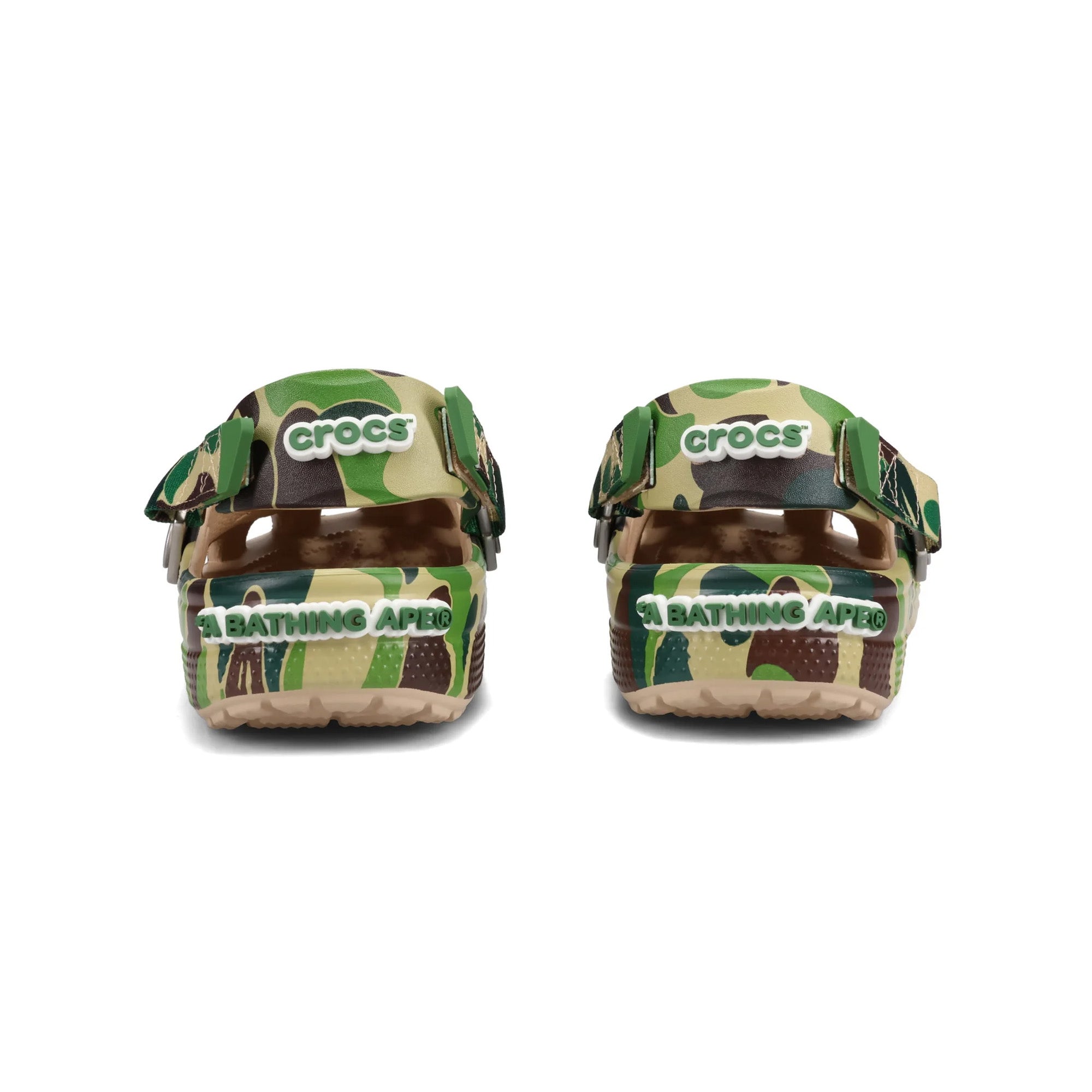 Crocs Classic Clog A Bathing Ape 'ABC Camo Green' - Comfortable Unisex Slip-On Shoes for Men & Women (2025) | Perfect for Casual Wear, Beach, Pool & Outdoor Activities