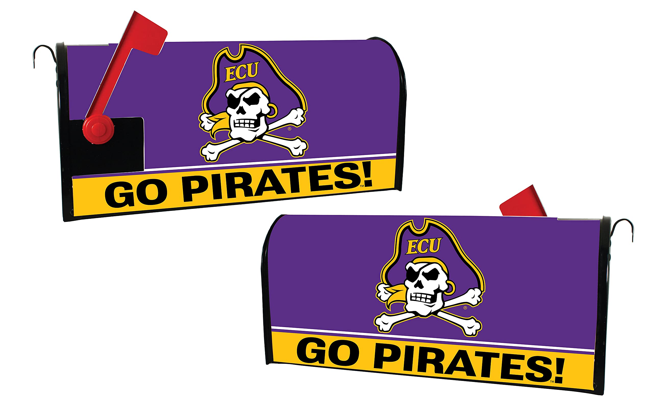 Officially Licensed East Carolina Pirates Mailbox Cover - Collegiate Design for 2021 | Perfect for Game Day & Home Decor