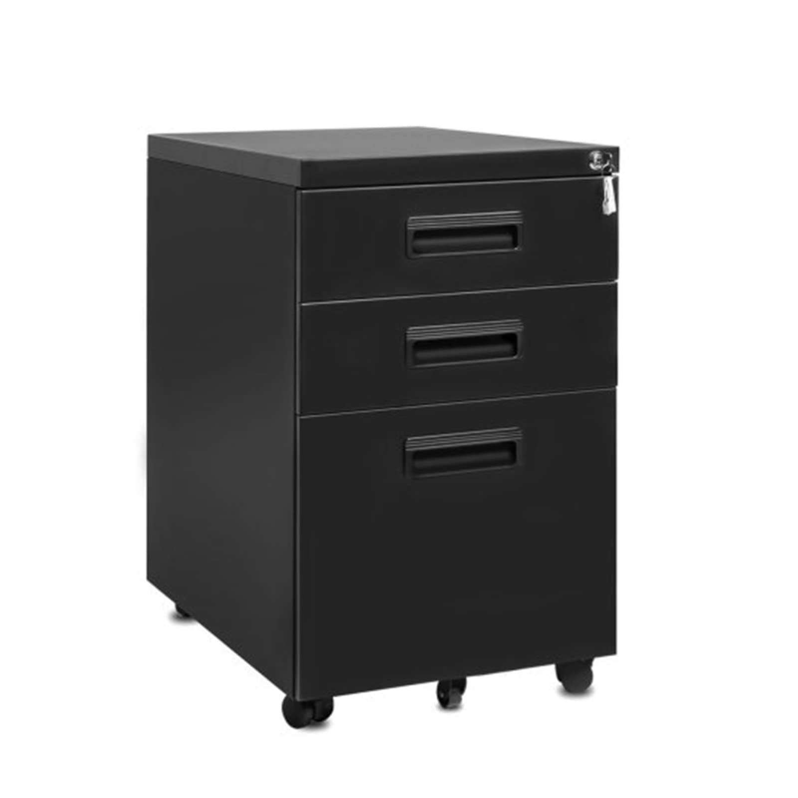 Metal File Cabinet with Lock & Keys - 15.5