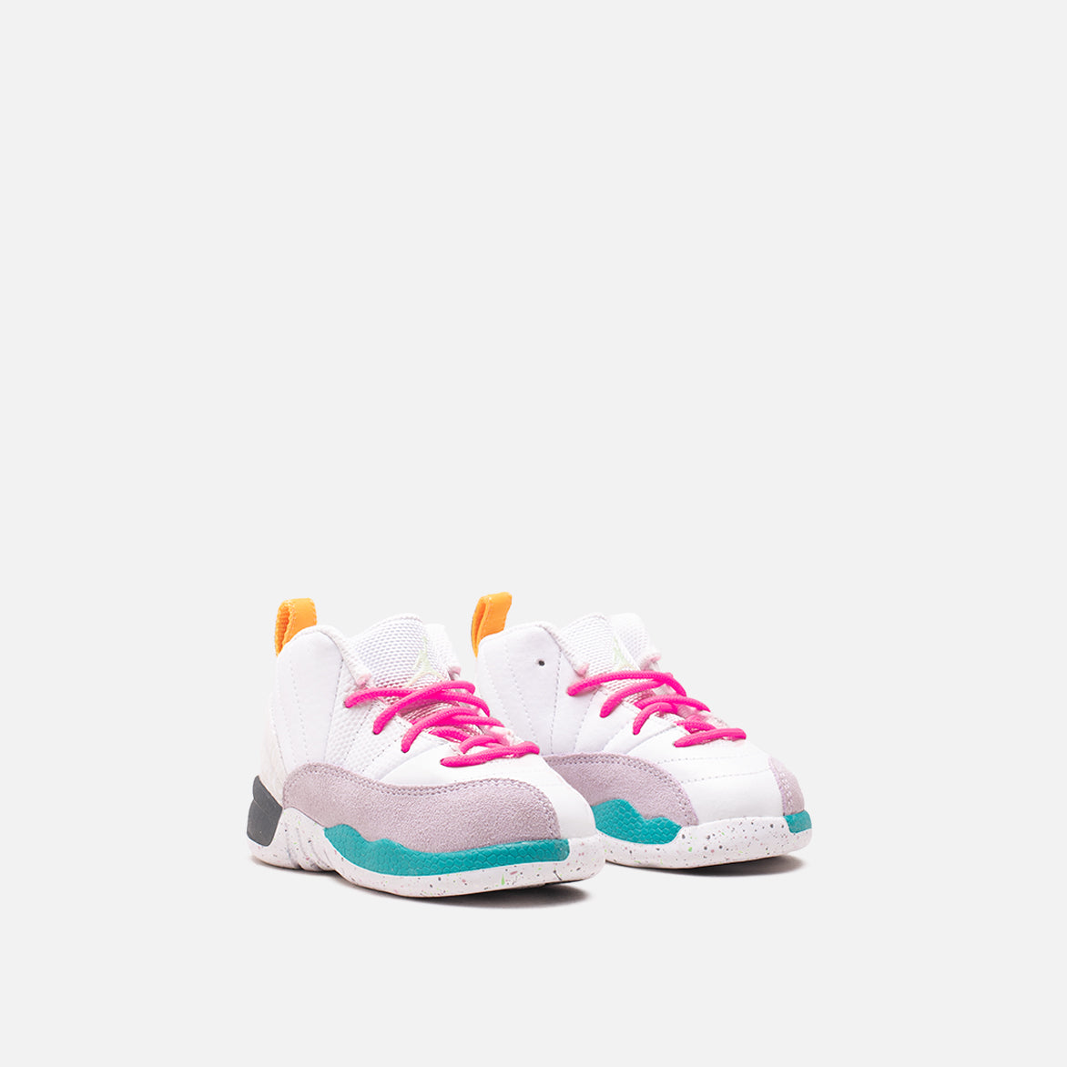 Air Jordan 12 Retro (TD) White/Vapor Green - Kids Basketball Shoes for Boys & Girls - Perfect for Court Play and Casual Streetwear Style