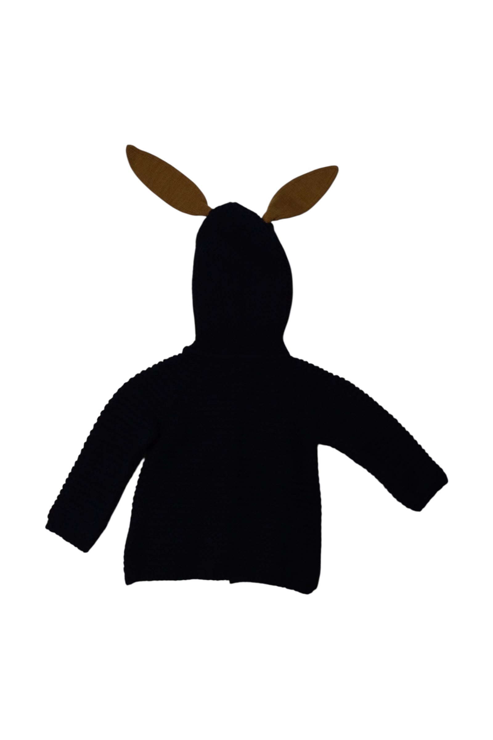 Arsène and The Pipelettes Bunny Ear Hooded Sweatshirt for Baby Girls 12-18 Months - Cute Animal Costume for Photo Shoots & Birthday Parties