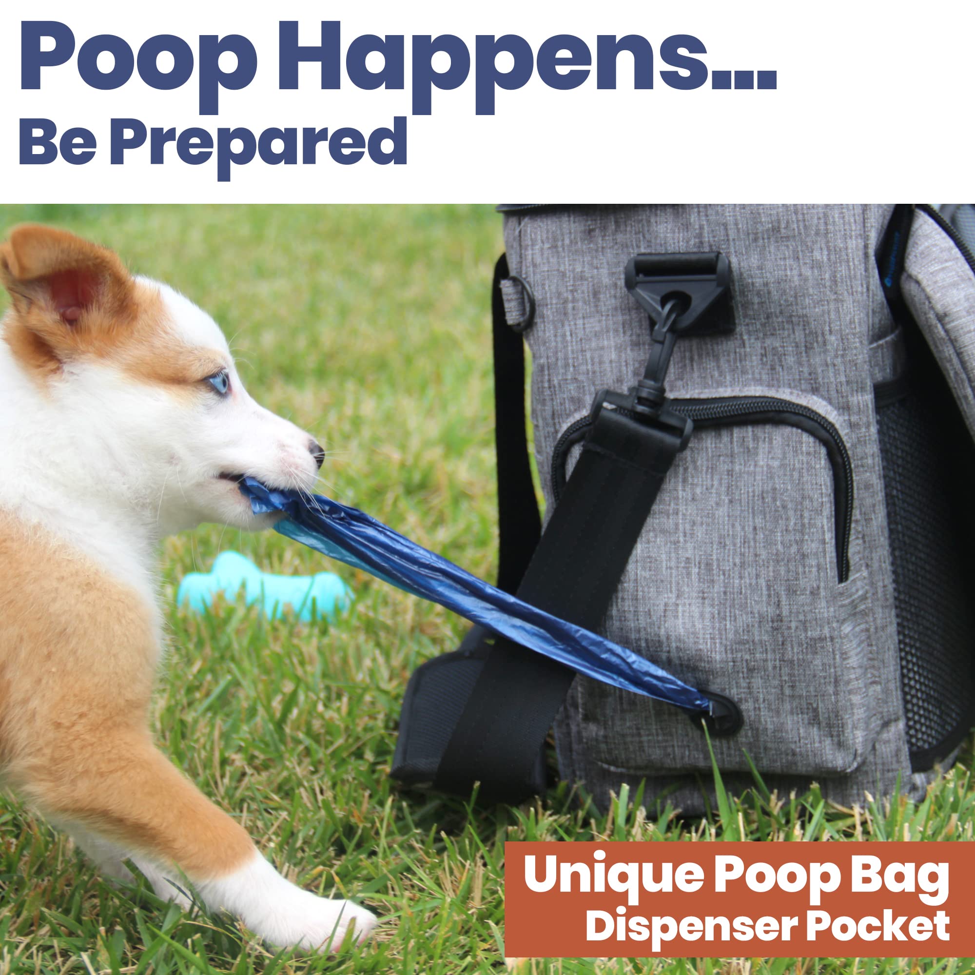 The Original Doggy Bag™ - Premium Dog Travel Bag for Supplies with 2 BPA-Free Bowls & Food Containers | Perfect Gift for Dog Owners | Pet Travel Kit for Road Trips, Camping, RV Adventures & Outdoor Activities