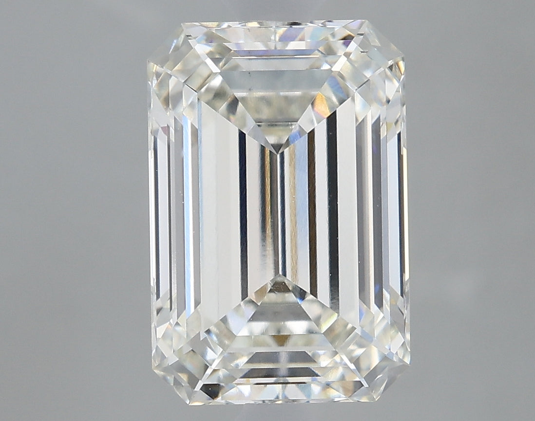 3.16 Carat Emerald Cut Lab-Created Diamond - Elegant Engagement Ring & Anniversary Jewelry Gift