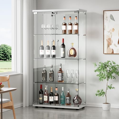 White 2 Doors 4 Shelves