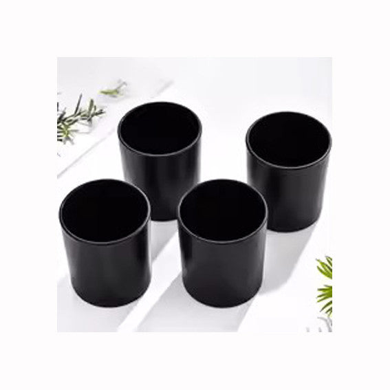 10 Pack Black Matte Tealight Candle Holders - 6.5cm Small Candle Cups for Wedding Decor, Romantic Proposals, Holiday Parties, Home Decoration & Festive Centerpieces