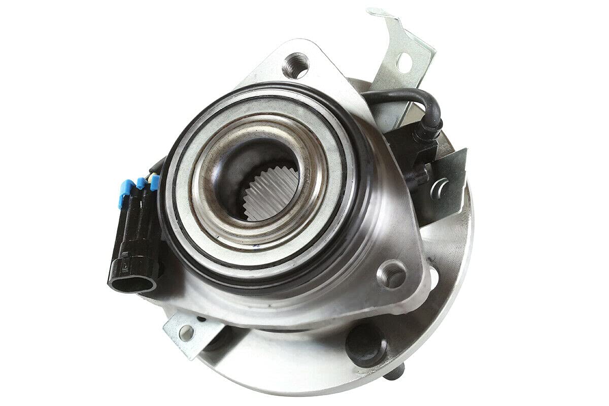 Replacement Front Wheel Hub Bearing Assembly Pair (2-Pack) - Compatible with Chevy S10, Blazer, GMC Sonoma & Jimmy V6 - High-Quality Mechanics Choice - Perfect for Off-Roading, Daily Commuting & Vehicle Maintenance